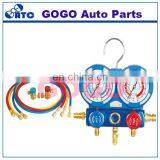 High Quality Environmental Protection R1234YF Manifold Gauge Set Aluminum Valve Body
