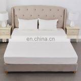 White Polyester Bamboo Jacquard Waterproof Mattress Fitted Sheet