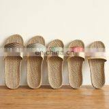 Natural Womens Unisex Linen Bottom Sea Beach Wear Home House Flip Flop Slim Anti-Skid Sandal thumbnail-5