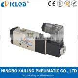 5 Port 2 Position Internal Pilot Alloy Material Pneumatic Electrical Valve Model 4V310-10 thumbnail-2