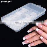 New Product Ideas 2021 Wholesale U Carved Acrylic Full Cover False Nail Tips thumbnail-4