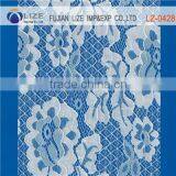 Veil Polyester Mantilla Headband Lace Fabric White Lace Fabric for Sale LZ-0428 thumbnail-1