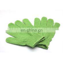 Hot Sale Nylon Body Shower Scrub Bath Gloves Cleaning Massage Beauty Exfoliating Gloves thumbnail-3
