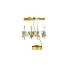 Brand Customization Christmas Tree Carousel Candle Rotating Candlestick Spinning Candle Holder Rotary Tealight Candle Holder thumbnail-5