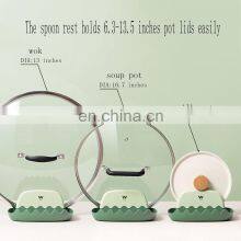 Heat-Resistant Utensil Rest Holder For Kitchen Counter Food Grade BPA-Free Plastic Spoon Rest Organizer for Ladles Tongs Forks thumbnail-3