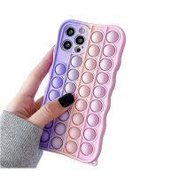Bubble Fidget Sensory Toy for IPhone 12 Pro Max Case 3D Soft Silicone Case thumbnail-2