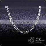 Latest Jewelry Product Designs 2015 Rhodium Plated Flat Curb Chain Sun Necklace thumbnail-1