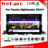 Wecaro WC-TH1022 10.2 Inch Android 4.4/5.1 Car Stero Gps for Toyota Highlander Car Headrest Dvd Player 2014 + Wifi 3G Radio RDS thumbnail-2