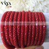 Viya High Quality 100% Genuine Stingray Leather Cord Wholesale Prices For Men Bracelet thumbnail-4