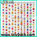 Heat Transfer Printing Film for Plastic, Width is 35mm, Different Flower