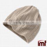 Cashmere Cabled Casual Beanie thumbnail-1