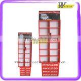 Supermarket Promotion Compartment Stand Paper Floor Gifts Display For LED thumbnail-3