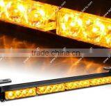 18" Traffic Advisor Hazard Emergency Warning Tow Strobe Lightbar 7 Modes 16leds Amber