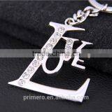 Unique Letter LOVE Rhinestone Handbag Pendant Key Chain Bag Charm Jewelry thumbnail-2