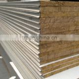 hot rock wool sandwich panel for roof or wall galvanized coated can use longlife roof rock wool sandwich panel