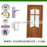 environment protect popular design of interior door with glass