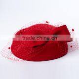 Wool Fascinator for Party ,Wedding Hair Accessories Hair Bow thumbnail-1