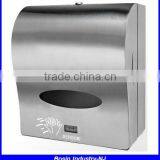 Stainless Steel Auto Cut Paper Dispenser Without Power, Wall Mouted Auto Cut Paper Towel Dispenser thumbnail-2