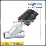 pneumatic stainless steel angle valve