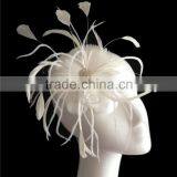 Graceful Wedding Fascinator Wholesale Bridal Fascinator on Clip thumbnail-1