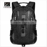 High Quality Laptop Backpack/Black Backpack Laptop Bags/PU Waterproof Leather Backpack