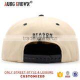 New Design Style 6 Panel Leather Patch Snapback Hats thumbnail-5
