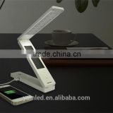 touching sensor cordless table lamp FOR STUDY ROOM WHITE COLOR
