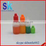 pe e liquid plastic bottle with control of first opening 10.30ml pe bottles