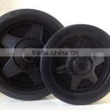 8/10 Inch Plastic Wheel for Garden Cart, Hand Truck, Trolley, Trash Bin thumbnail-2