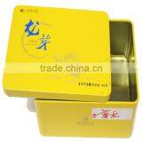 Payment Asia China Dongguan Wholesale Metal Tea Tin Cans/rectangular Tea Boxes/tea Container