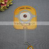 2016 Hot Selling Cartoon Design pp Plastic Manual Hand Fan Promotional Fan Advertising Hand Fan thumbnail-2
