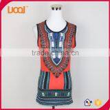 Dashiki Vest Tops African Tank Tops for Women