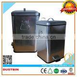 High Quality Zinc Iron Office Dustbin