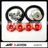 Red Color Aluminum Car Bumper Fender Quick Release Fasteners thumbnail-1