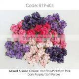 Purple Pink Chic, Small Handmade Mulberry Paper Flower, Wedding Party, Scrap-booking Crafts, Wholesale R19 thumbnail-1