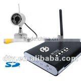 4 Channels Full d1 2.4ghz Wireless Dvr Kit