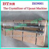 Crystallizer for copper rod casting and melting machine