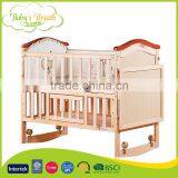 WBC-39A Factory Direct Sales Unfinished Wooden Baby Cots Green Bed, Baby Cots Swings thumbnail-5