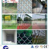 PVC Coated Decorative Chain Link Fence for Green Field Protection