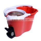 High Quality Portable Bucket 360 Rotating Head Magic Mop with micforfiber refill