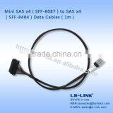 Mini SAS x4 (SFF-8087) to SAS x4 (SFF-8484) Data Cables thumbnail-1