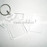 Promotional Acrylic T-shirt Photo Frame Key Chain
