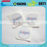 Matt HF Epoxy Sticker Nfc Tag Printed in Circle Size