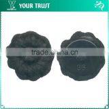 26MM Black Velvet Corded Cover Plastic Shank Sewing Button thumbnail-2