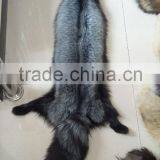 Natural Color Fur Pelt Real Silver Fox thumbnail-1