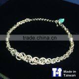 Manual Double Spiral Sterling Silver Bracelet Jewelry Valentine Gift thumbnail-1