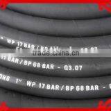 R6 Super Flexible Oil Resistant Synthetic Hydraulic Rubber Hose thumbnail-1
