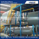 10TPD waste plastic pyrolysis oil refining system