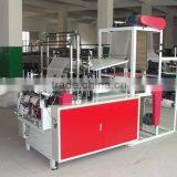 Latest Two Lines Hot Seal and Cool Cut Bottom Sealing Bag Making Machine thumbnail-1