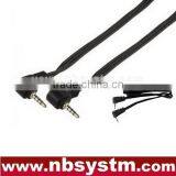 3.5mm 4-pole Plug to 3.5mm 4-pole Cable 1.5m Right Angle